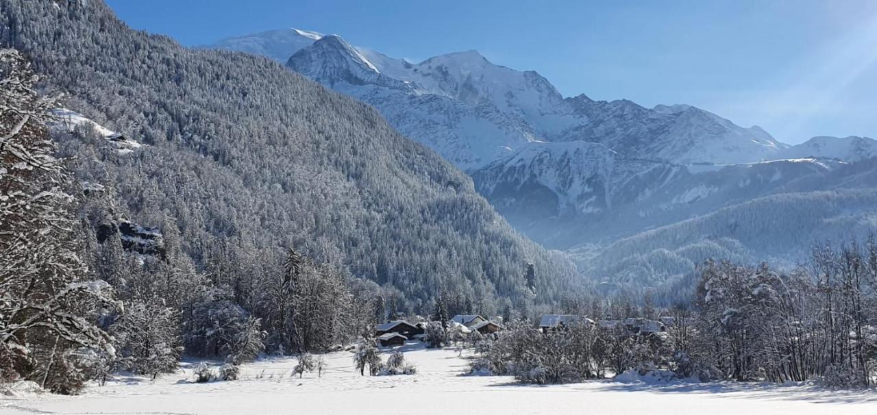 Magnifique chalet dans la vallée de Chamonix Servoz Esterno foto