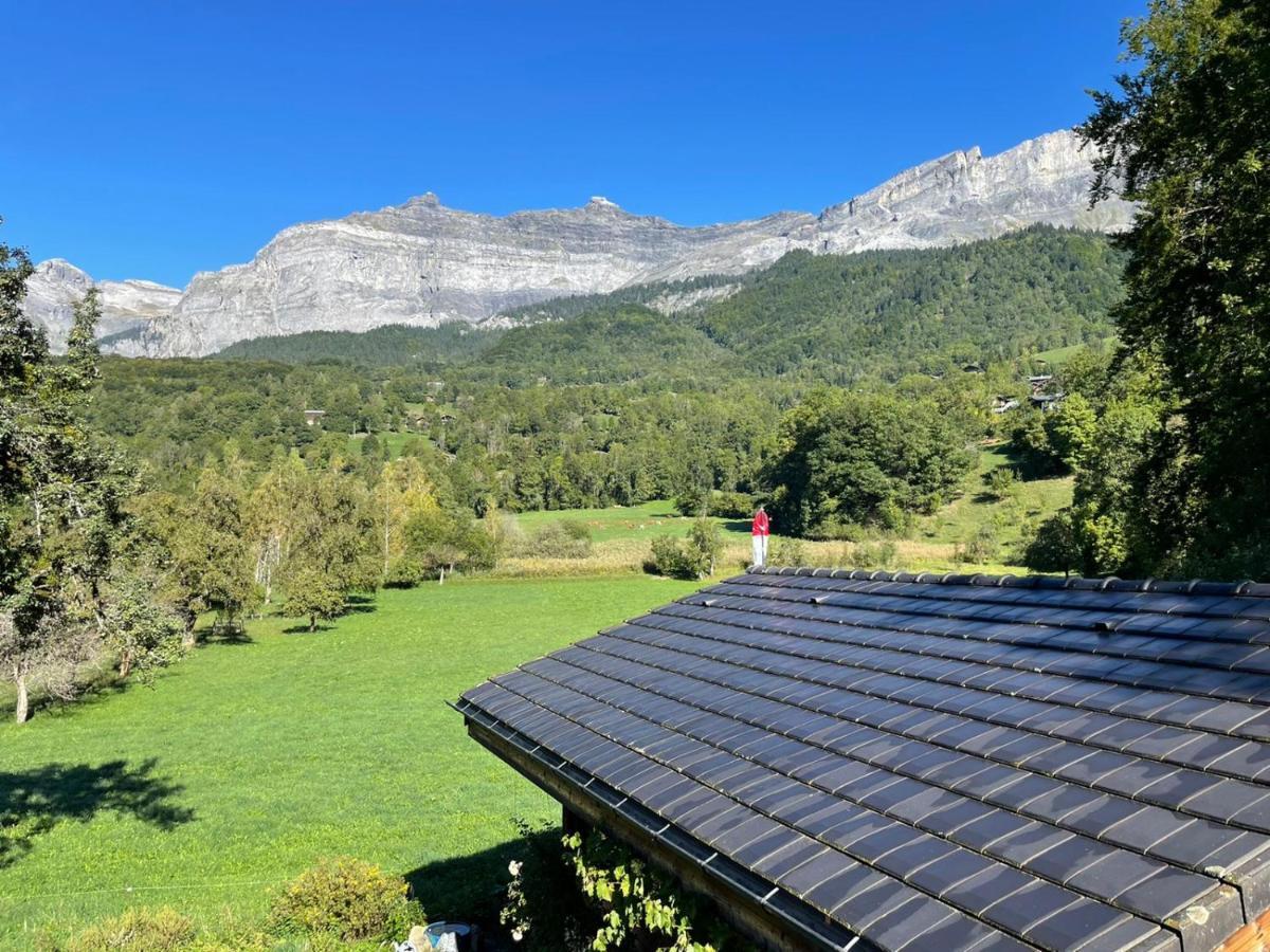 Magnifique chalet dans la vallée de Chamonix Servoz Esterno foto